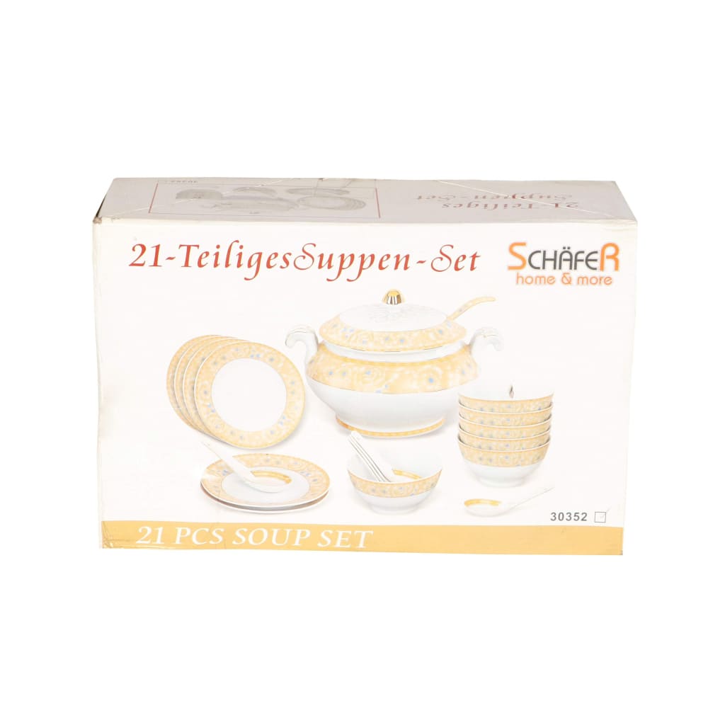 Schafer Tea / Soup Set 21 Pcs-Royal Brands Co-