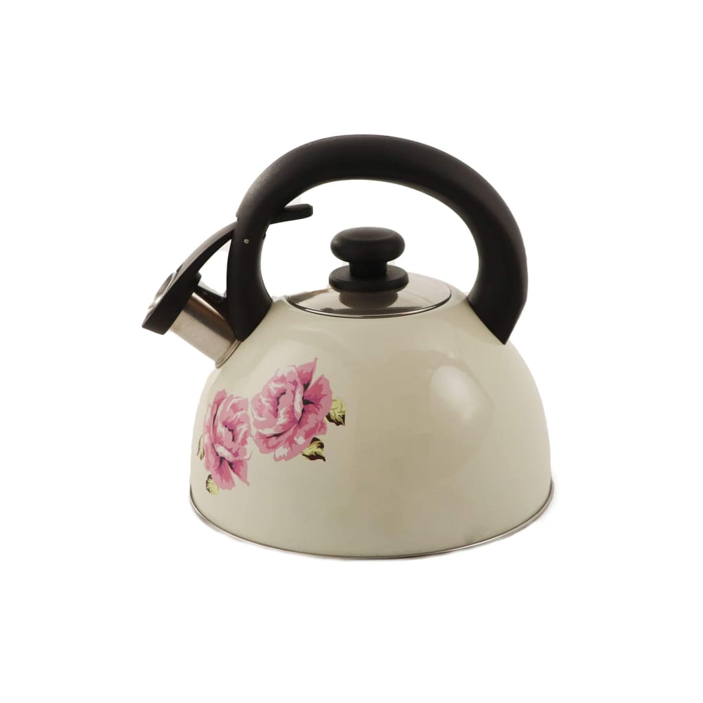 2.5 L White & Flower Tea Kettle-Royal Brands Co-