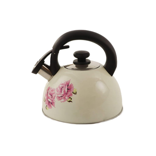 2.5 L White & Flower Tea Kettle-Royal Brands Co-