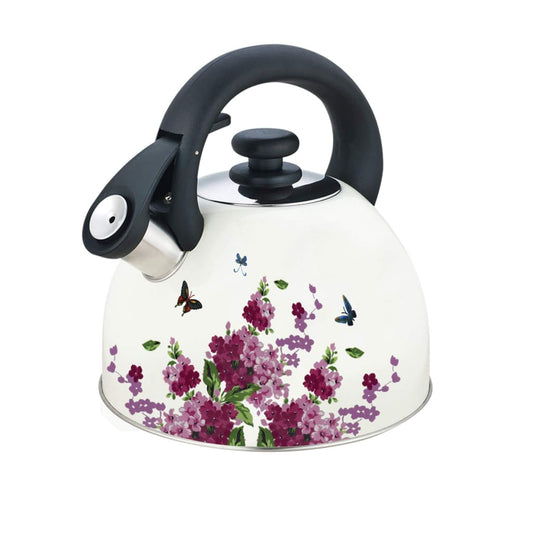 2.5 L White & Flower Tea Kettle-Royal Brands Co-