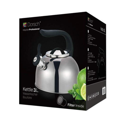 3 L Dark Metal Tea Kettle-Royal Brands Co-