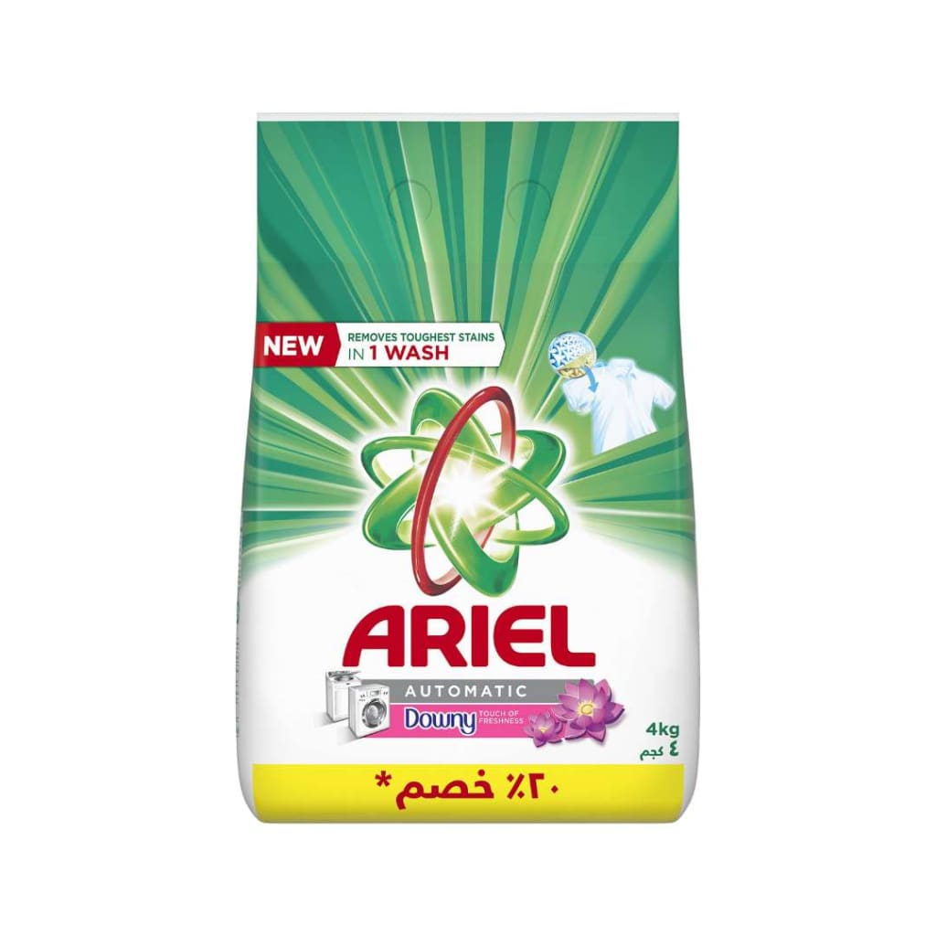 Ariel x Downy Automatic Laundry Detergent 4kg x 4 Bags