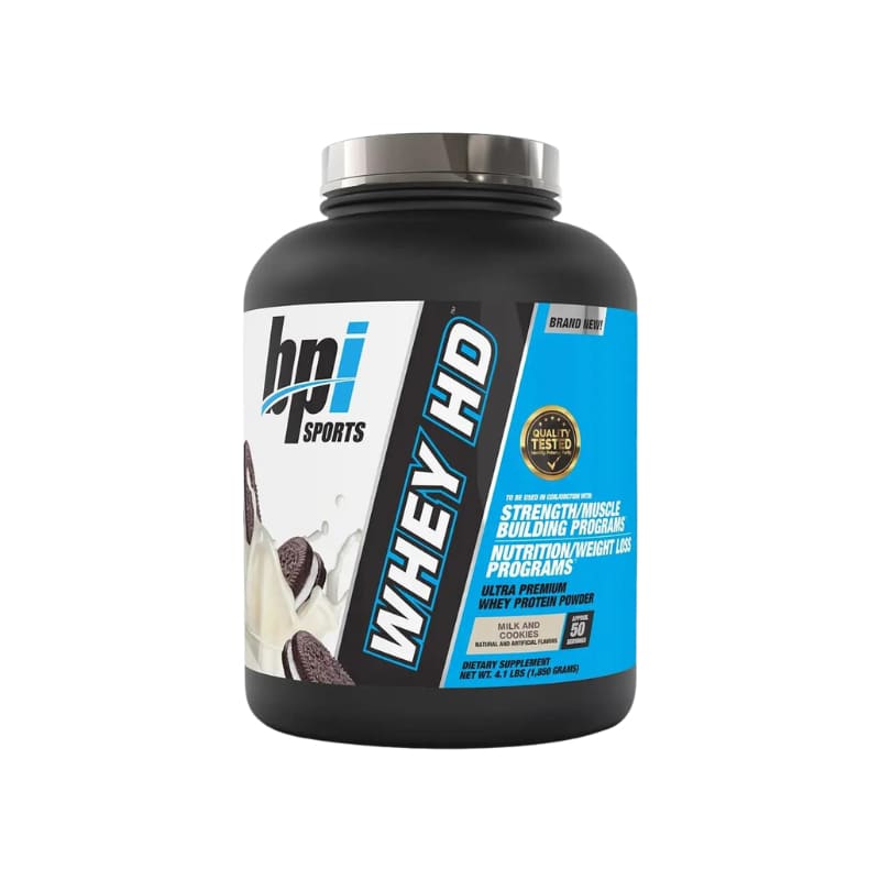 BPI Sports Whey-HD 50 Servings - Milk & Cookies