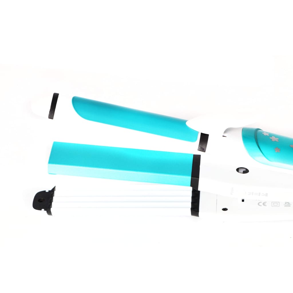 Braun 3 in 1 Hair Straightener Curler Professional Ceramic Cyan-Royal Brands Co-