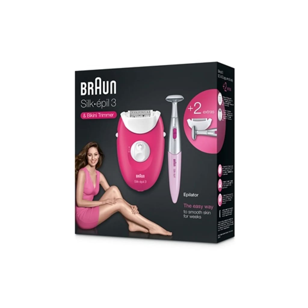 BRAUN Epilateur SE 3420 Silk-épil