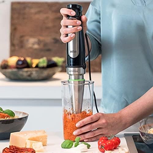 Braun MultiQuick 7 Hand Blender MQ7085X Black 1000W Mixer