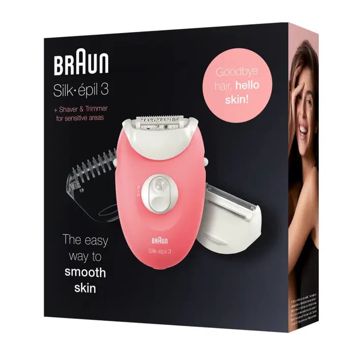 Braun Silk-épil 3 3-440 epilator with 3 extras incl.