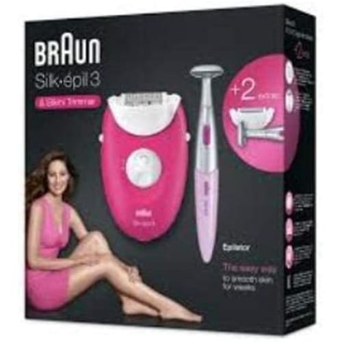 Braun Silk epil 3 epilator Raspberry Pink - Corded epilator