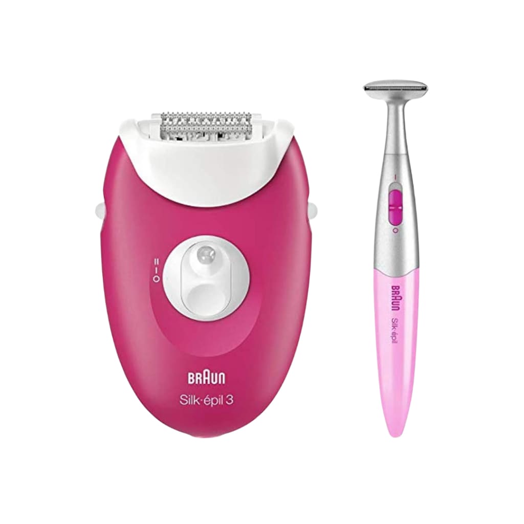 Braun Silk epil 3 epilator Raspberry Pink - Corded epilator