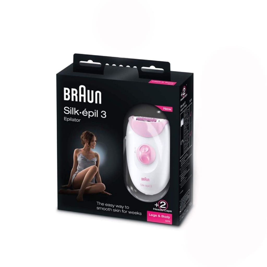 Braun Silk-épil 3 epilator with 2 extras incl. shaver head.-Royal Brands Co-