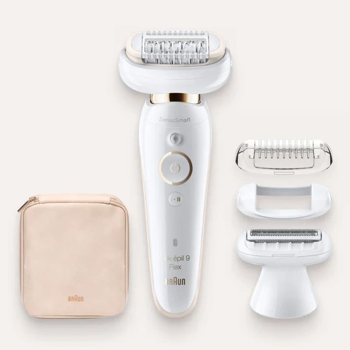 Braun Silk-epil 9002 Flex Wet & Dry epilator with 4 extras