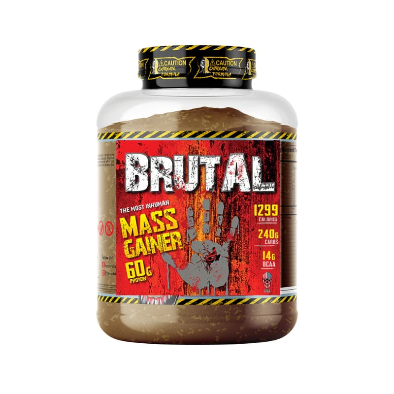 BRUTAL Mass Gainer 60g Protein 240g Carbs 14g BCAA