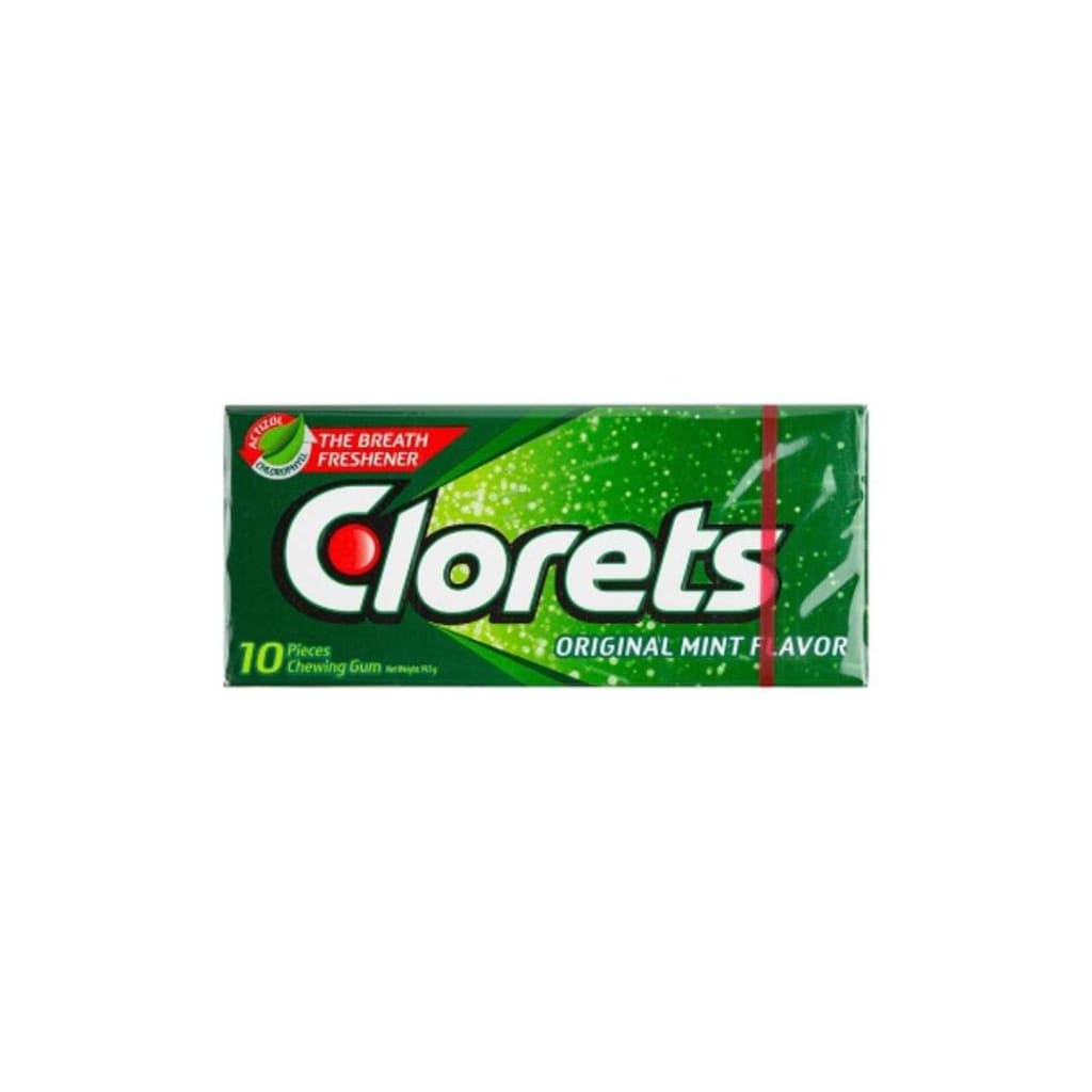 Clorets Chewing Gum 1 Box 12 Pcs