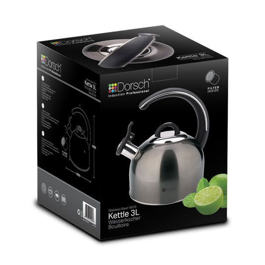 Dark Steel Kettle 3.0 liter