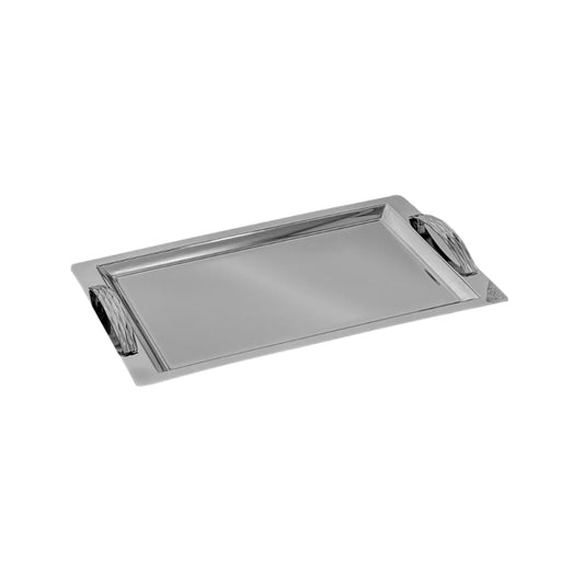 Dorsch Leaf Silver Serving Tray