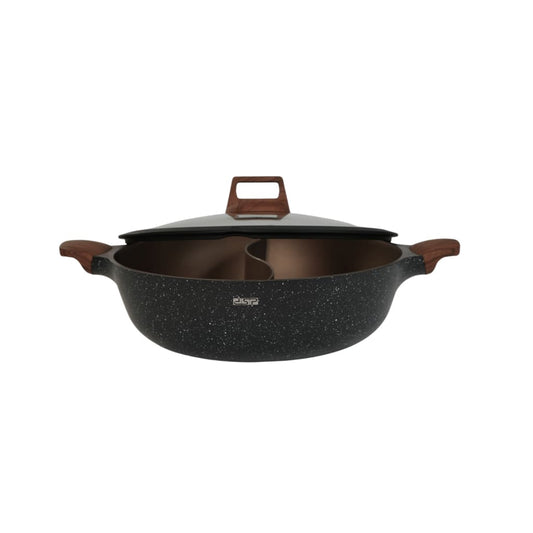 DSP Double Hot Pot 6.3L black