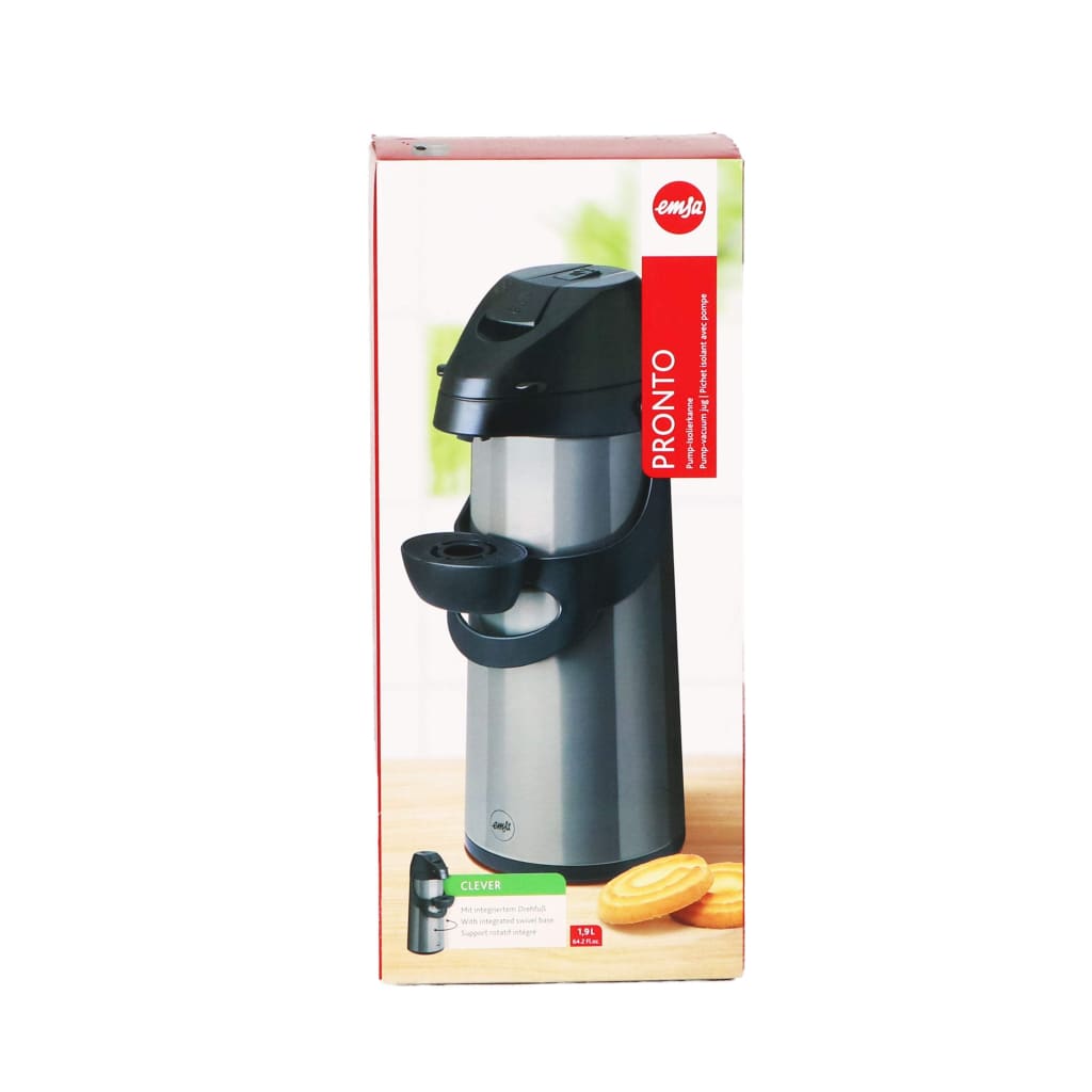 Emsa Pronto Pump Action Vacuum Flask-Royal Brands Co-