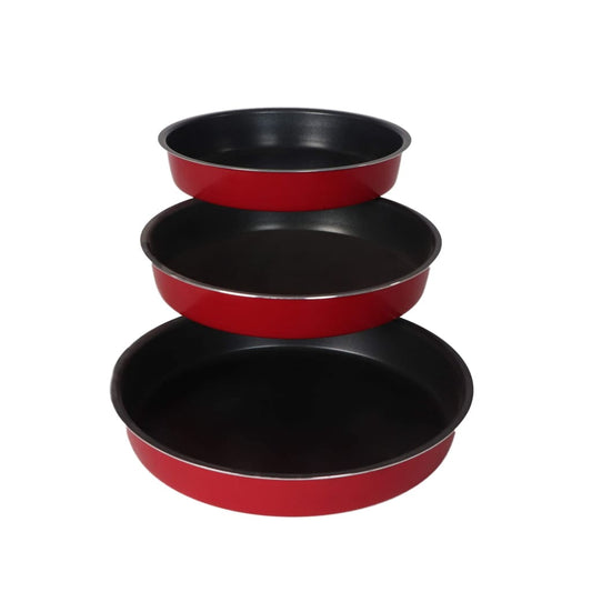 FA 3Pc Aluminum Bakeware Set Round-Royal Brands Co-