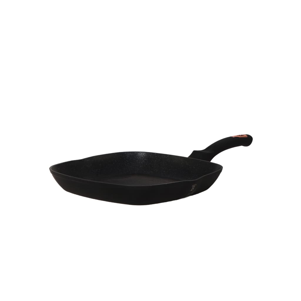 Grill Pan With Detachable Handle 28cm Black Rose Collection-Royal Brands Co-