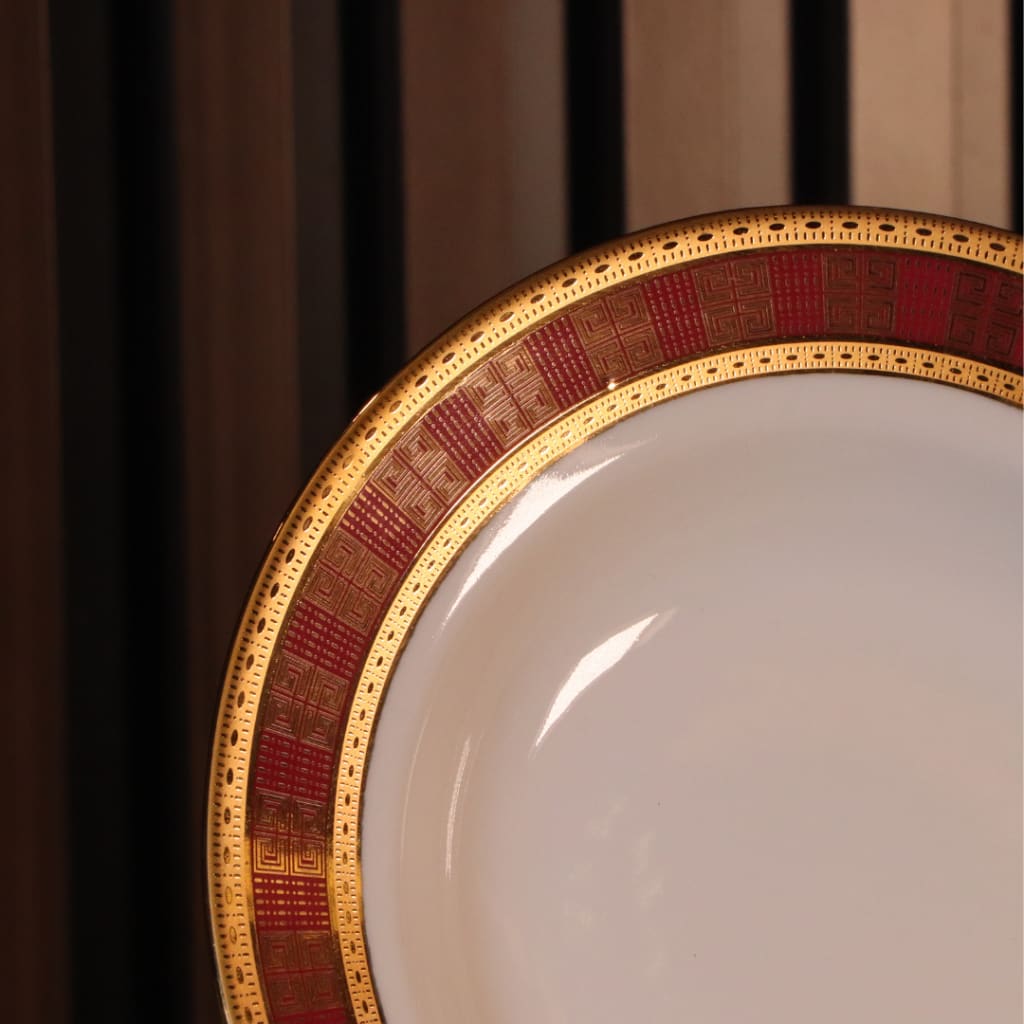 High-End Dinner Plates Set 36 Plates (Small + Medium