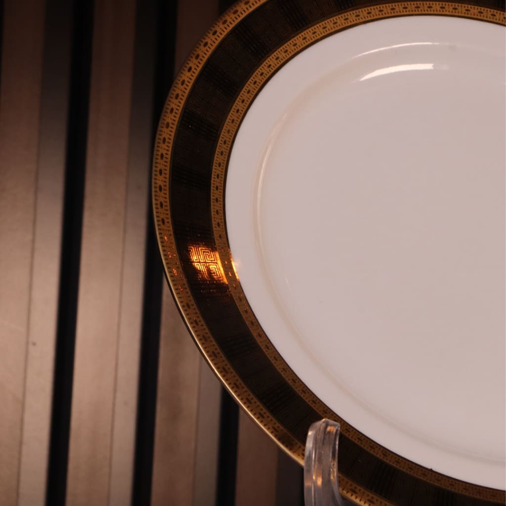 High-End Dinner Plates Set 36 Plates (Small + Medium