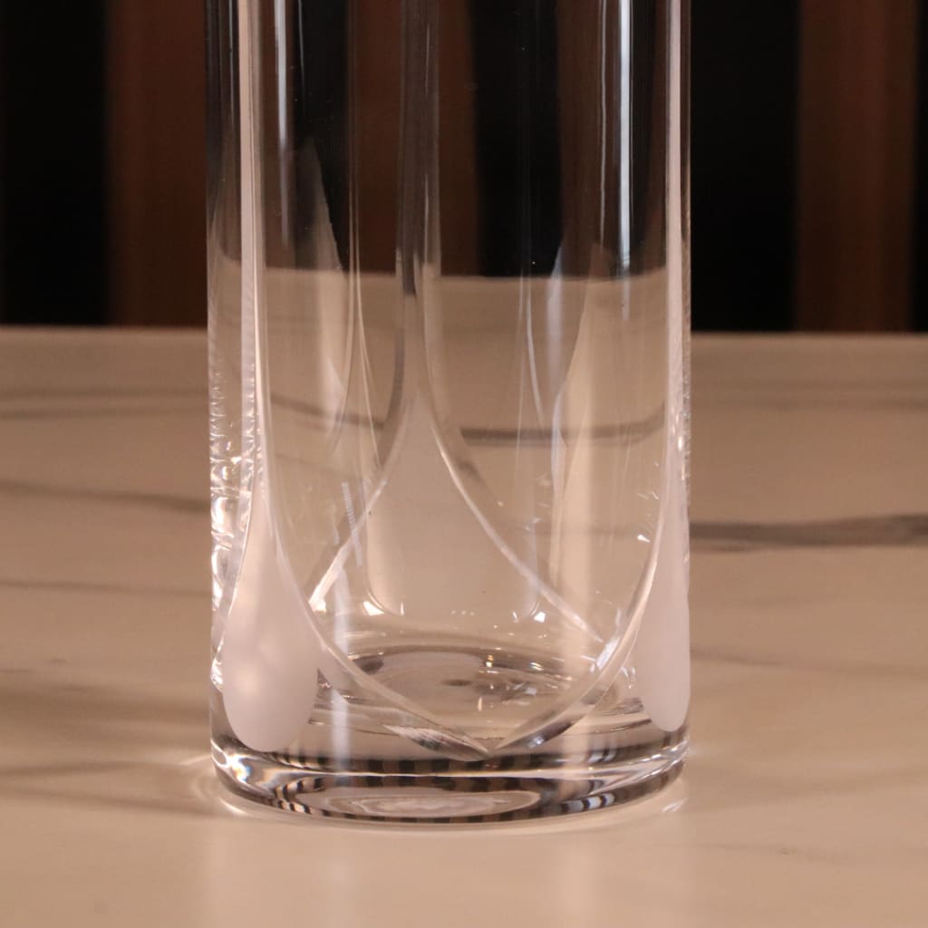 High-End Luxury Transparent Tall Water Glass 12 Pcs