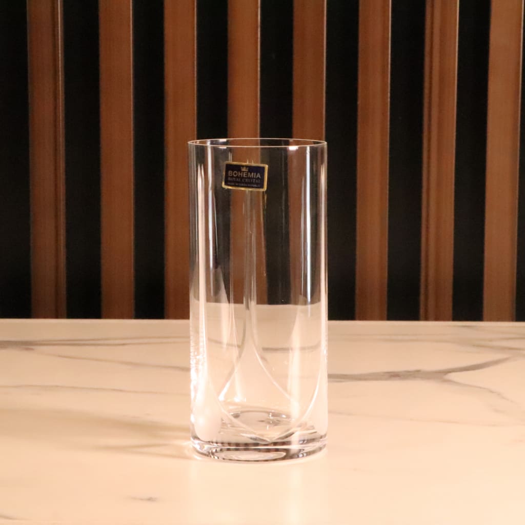 High-End Luxury Transparent Tall Water Glass 12 Pcs