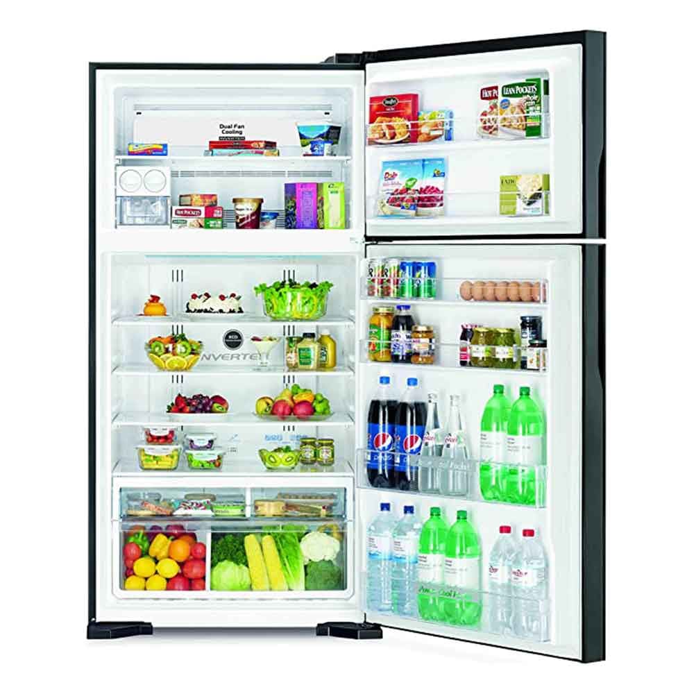 Hitachi 820 L Top Mount Refrigerator Brilliant Silver/