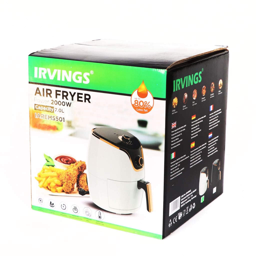 Irvings Air Fryer 2000W 7L-Royal Brands Co-