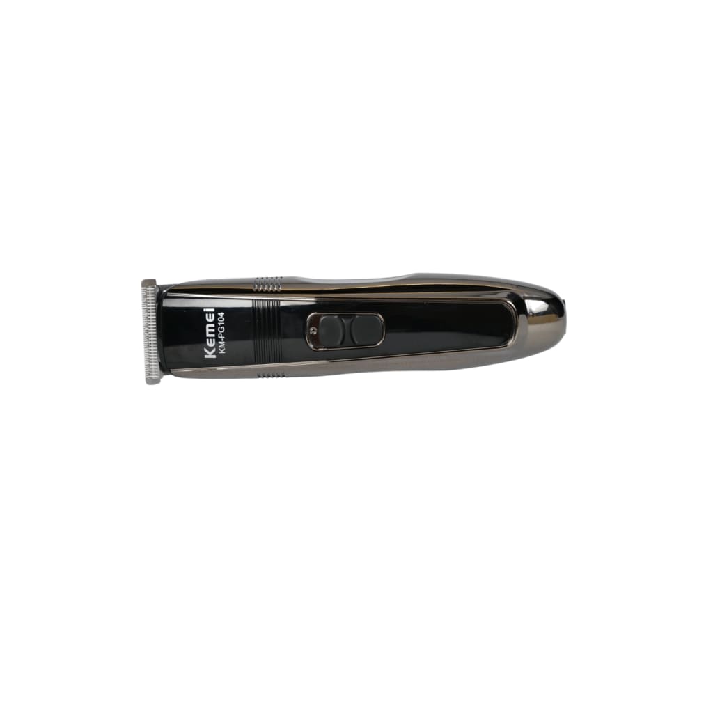 Kemei KM-PG104 Electric Hair Trimmer Clipper - Gold Black