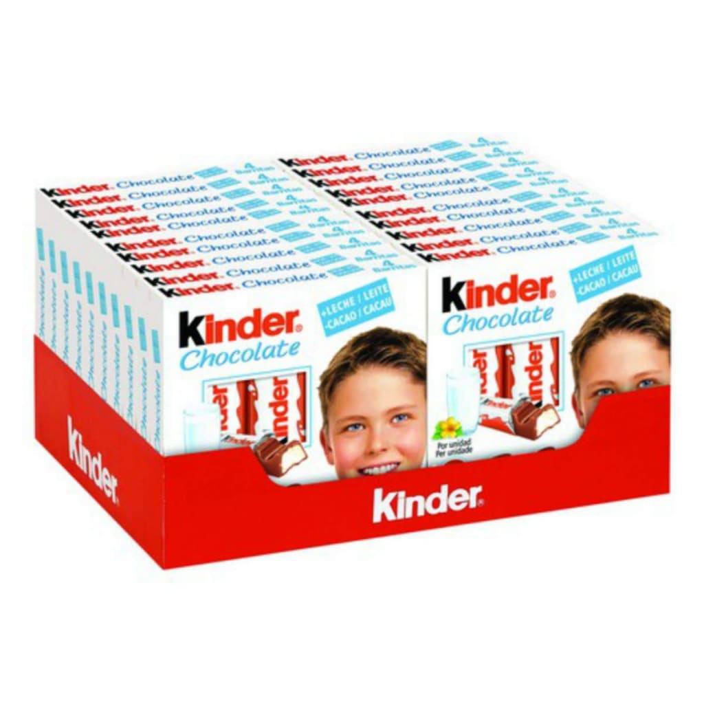 Kinder Chocolate 4 Fingers x 24 pcs