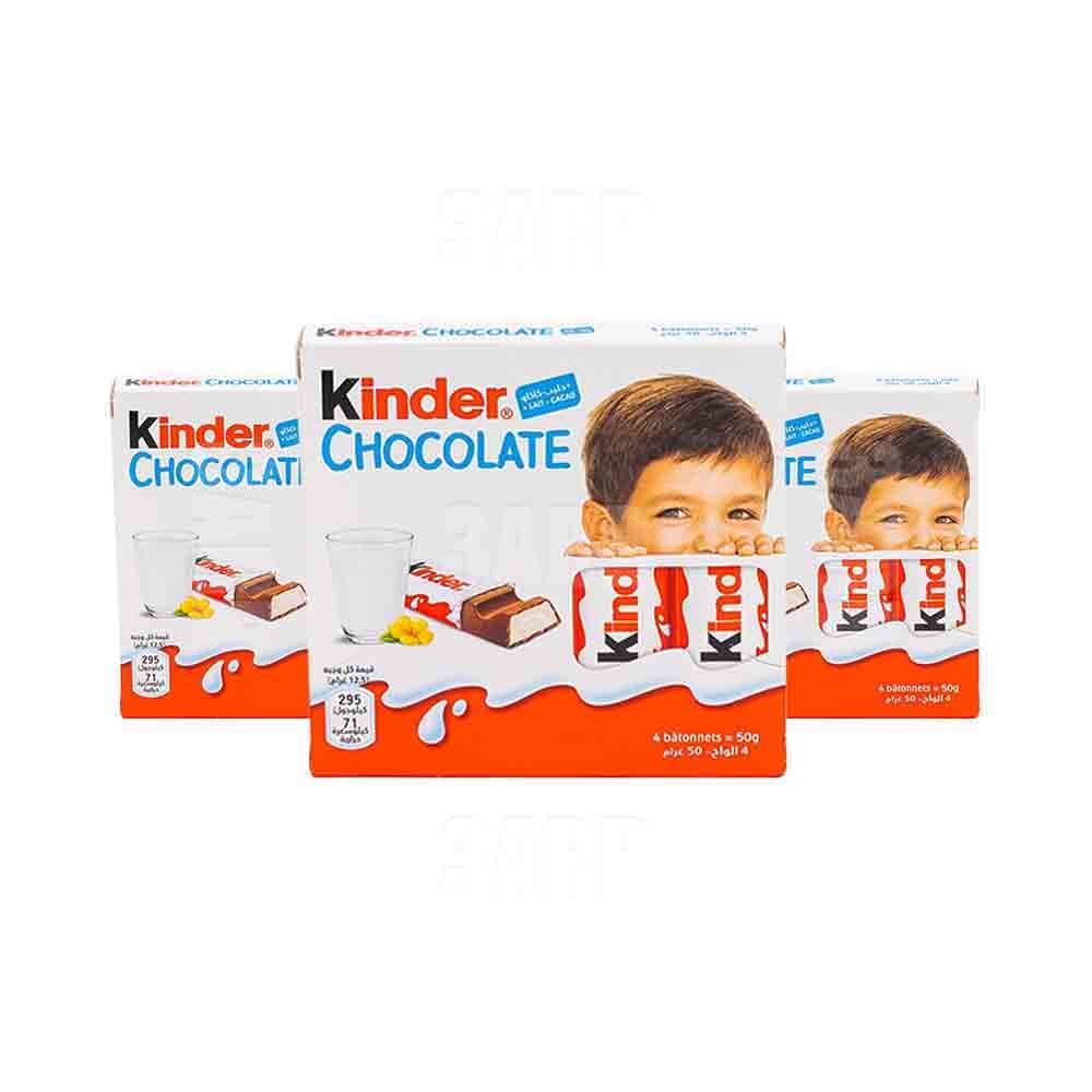 Kinder Chocolate 4 Fingers x 24 pcs