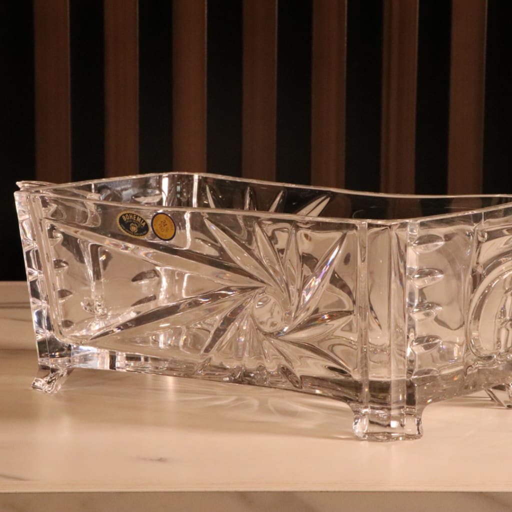 Luxury Transparent Rectangle Vase [Crystal]