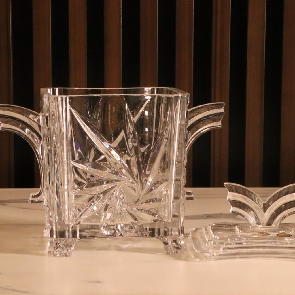 Luxury Transparent Squared Vase [Crystal]