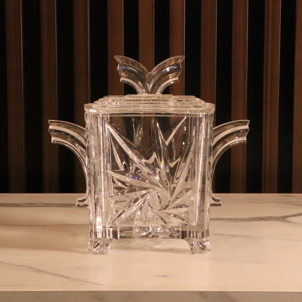 Luxury Transparent Squared Vase [Crystal]