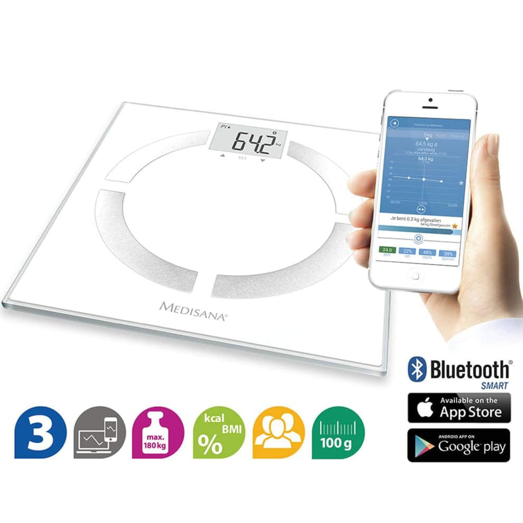 Medisana BS 444 Body analysis scale-Royal Brands Co-