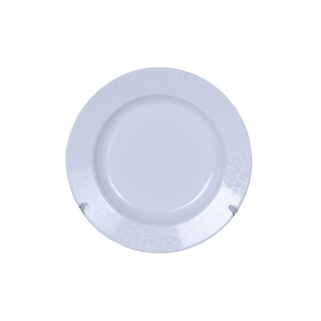 Melamine White & Gold Plate [High Quality + ]