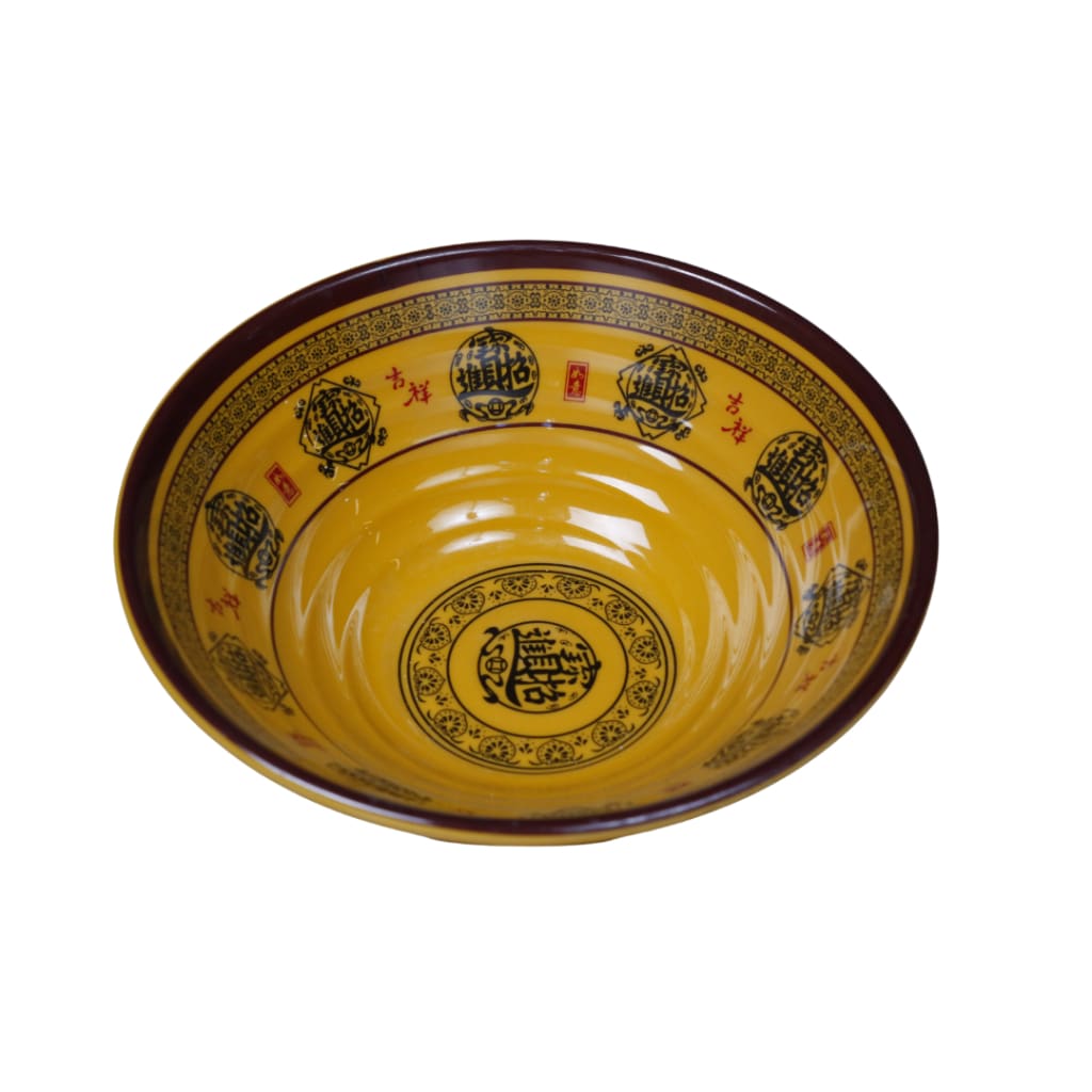 Melamine Yellow Ramen Noodles Bowl [High Quality + ]