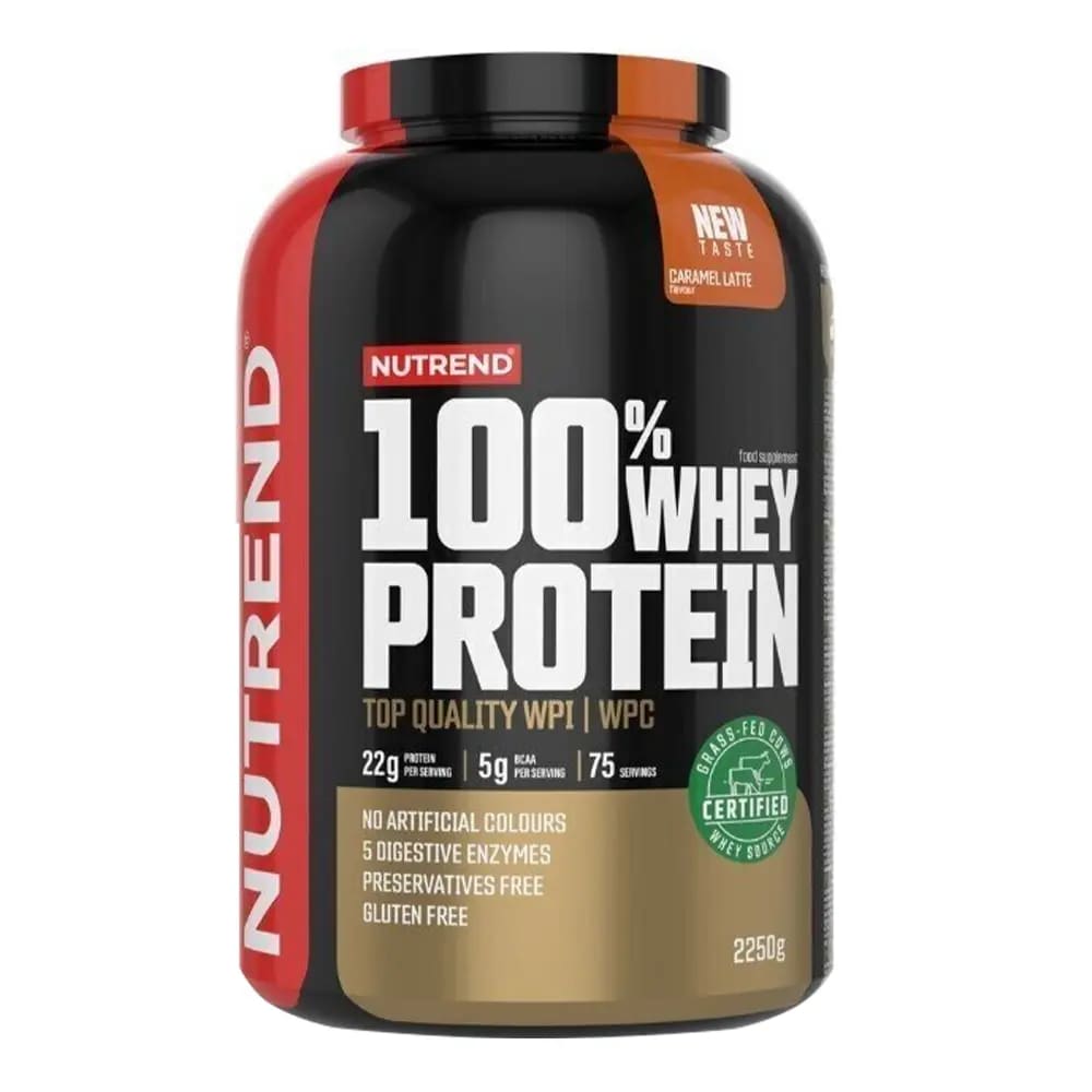 Nutrend - 100% Whey Protein 75 Servings - Caramel Latte