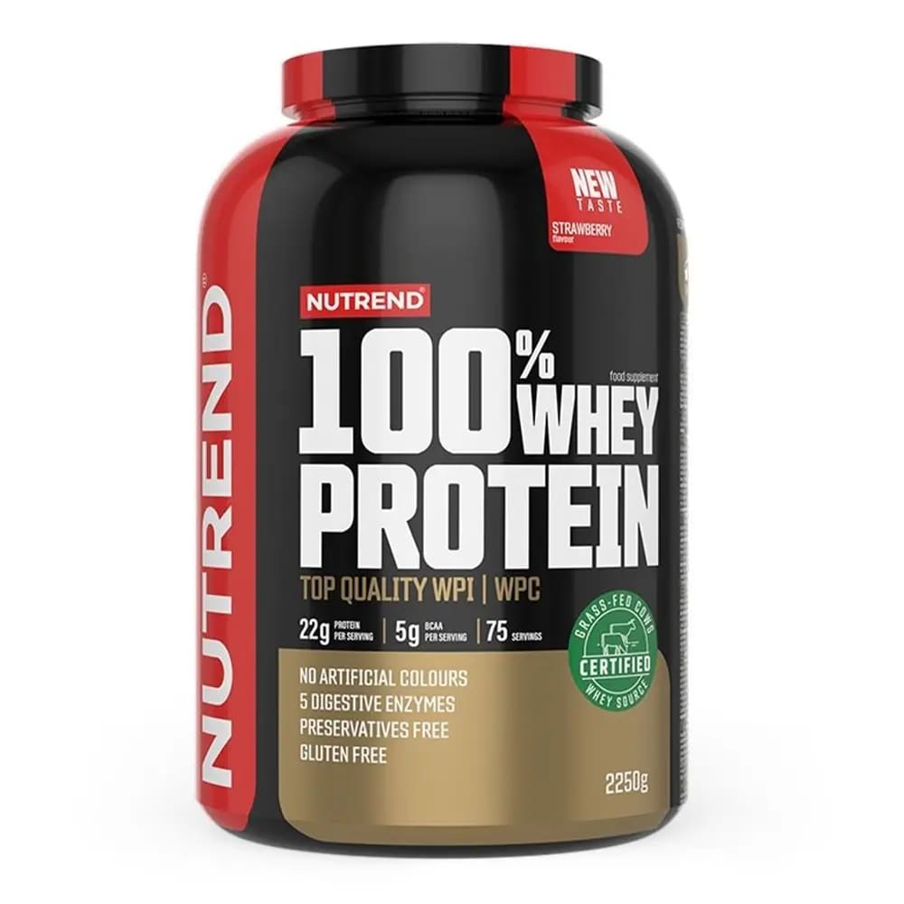 Nutrend - 100% Whey Protein 75 Servings - Strawberry