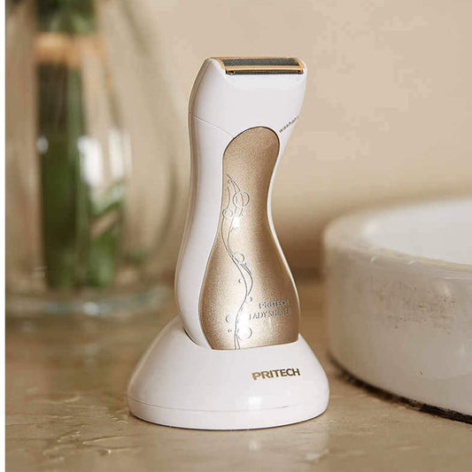 PRITECH LD-9987A Rechargeable Washable Lady Shaver Electric Hair Remover-Royal Brands Co-