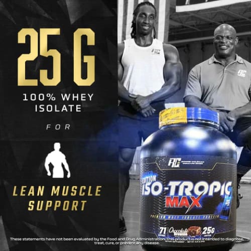 Ronnie Coleman Iso-Tropic Max Protein Isolate 71 Scoops