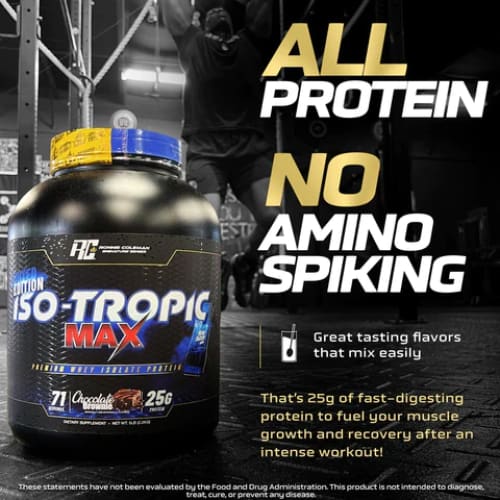 Ronnie Coleman Iso-Tropic Max Protein Isolate 71 Scoops