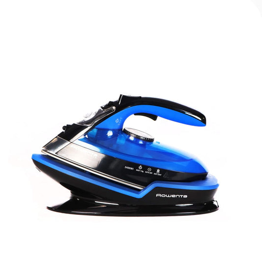 Rowenta Freemove Cordless Steam Iron, 2400W, Variable steam quantity 120 g / min, Black / Blue-Royal Brands Co-