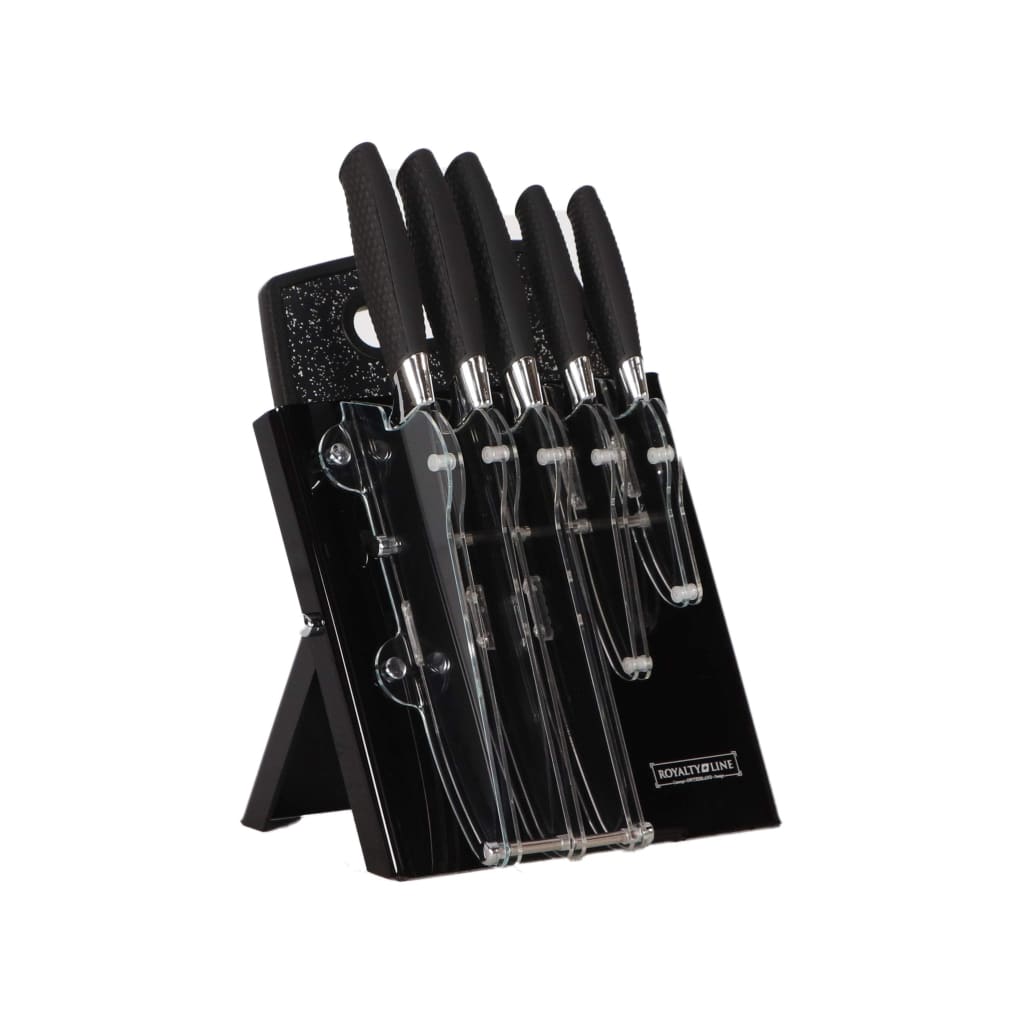 Royalty Line Set of knives 7 pcs with Support Base-Royal Brands Co-