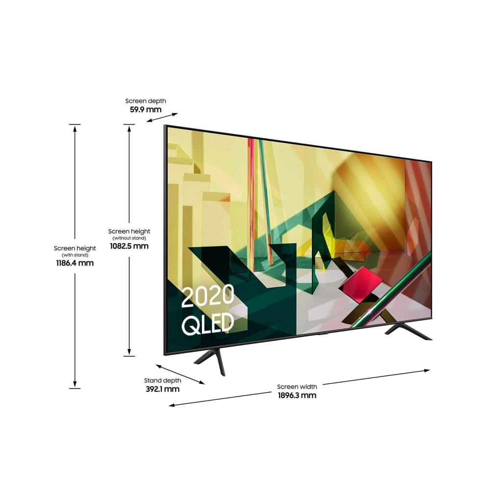 Samsung 85" Class Q70T QLED 4K UHD HDR Smart TV (2022)-Royal Brands Co-