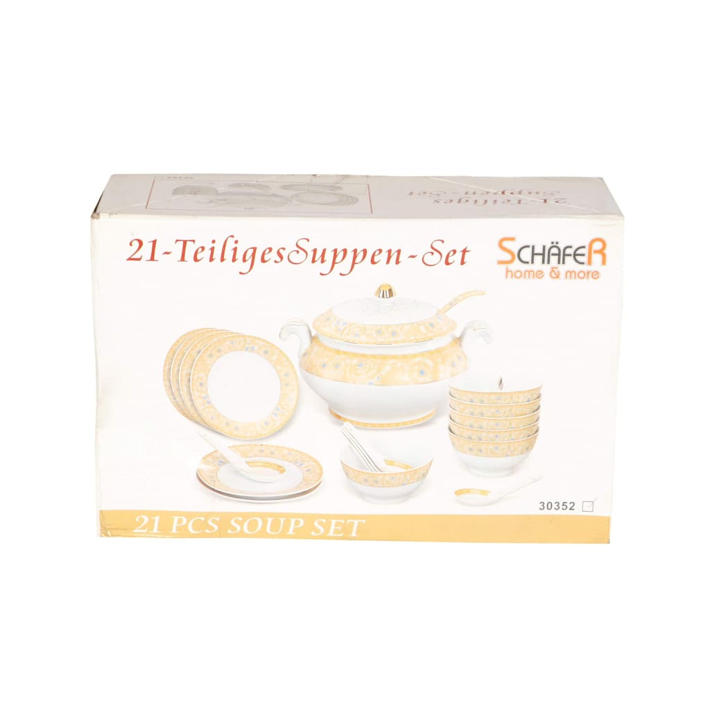 Schafer Tea / Soup Set 21 Pcs-Royal Brands Co-