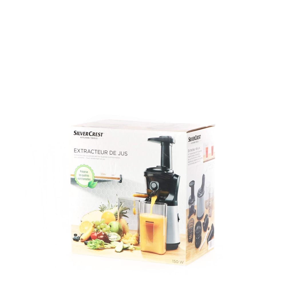 SilverCrest Slow Juicer For Making Fresh Fruit Juice-Royal Brands Co-