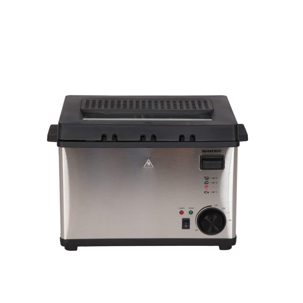 SilverCrest Stainless Steel Deep Fryer-Royal Brands Co-