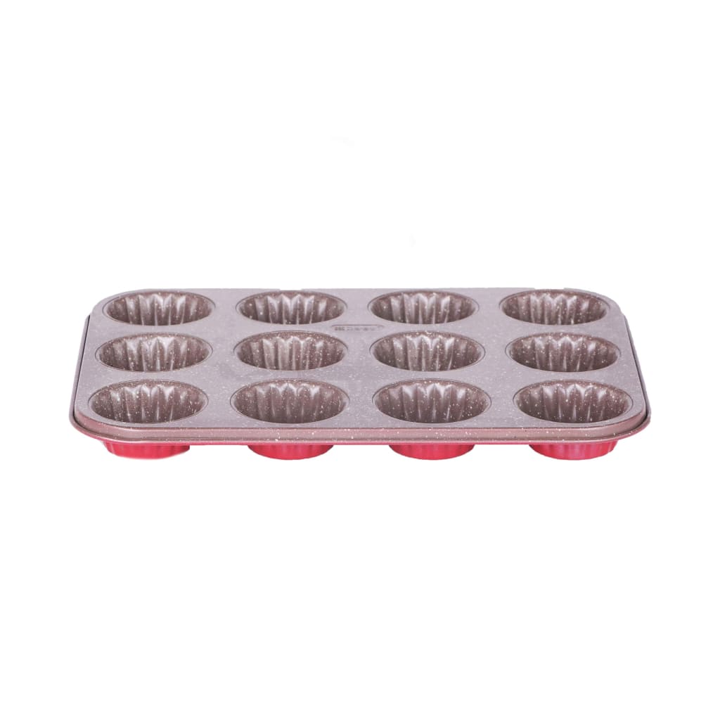 Striped Muffin Pan 12 cups-Royal Brands Co-